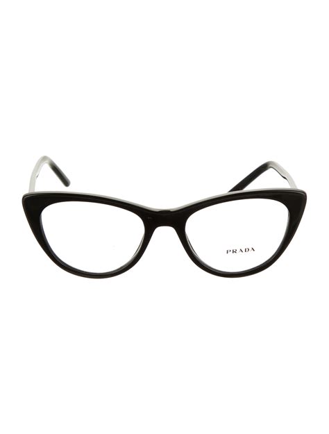 prada cat-eye logo eyeglasses